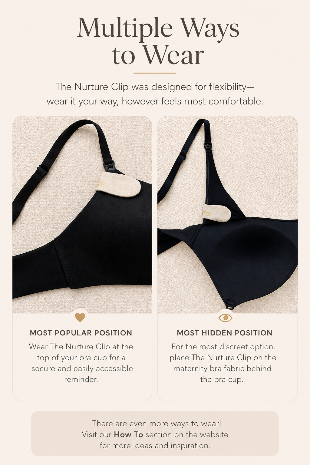 The Nurture Clip — Linen