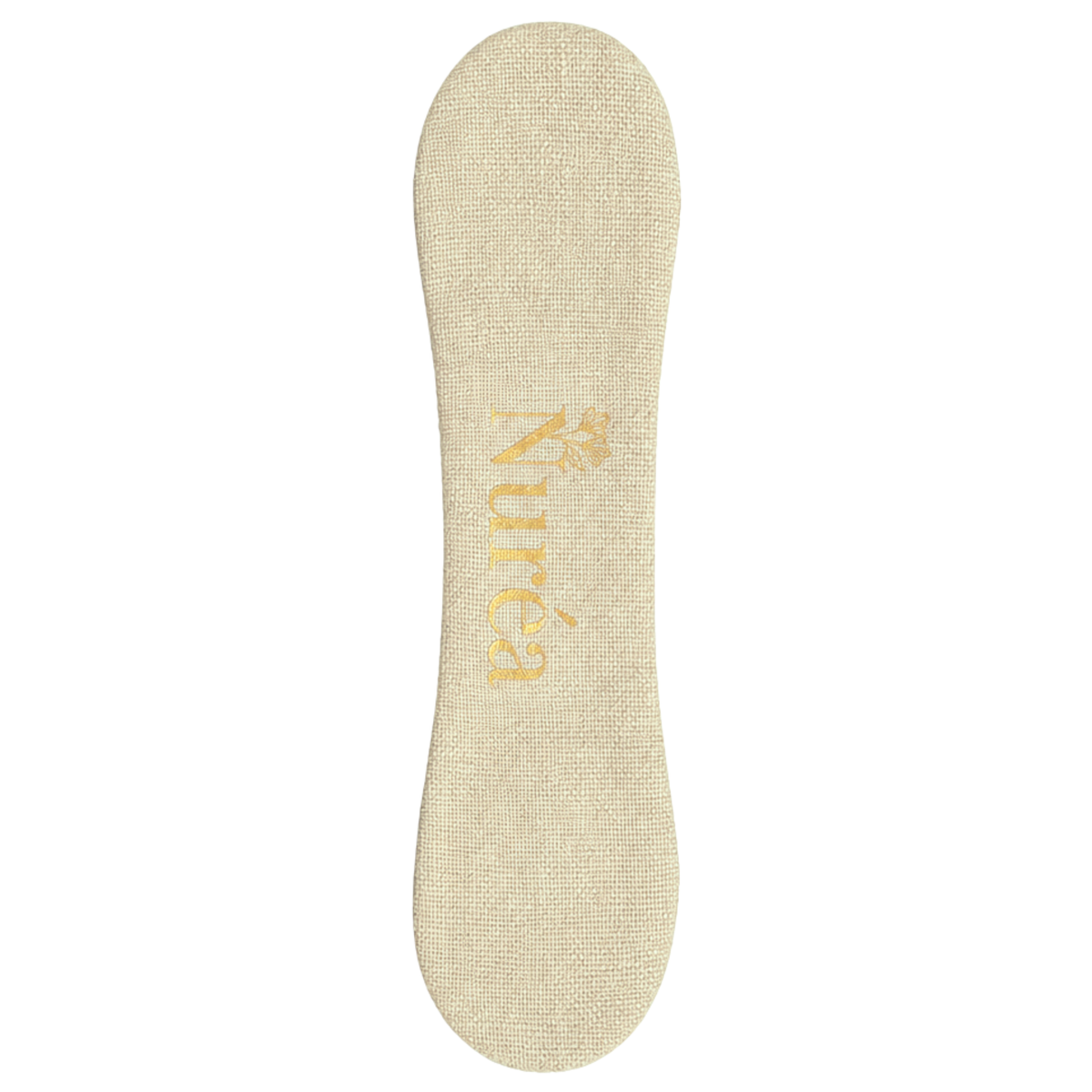 The Nurture Clip in Oat, a magnetic breastfeeding reminder clip for keeping track of which side you nursed from